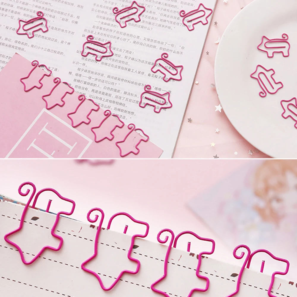 1/2/3PCS Cartoon Pig Curled Tail For Easy Page Finding Adorable Design Tail Bookmark Eye-catching Innovative Pig Bookmark