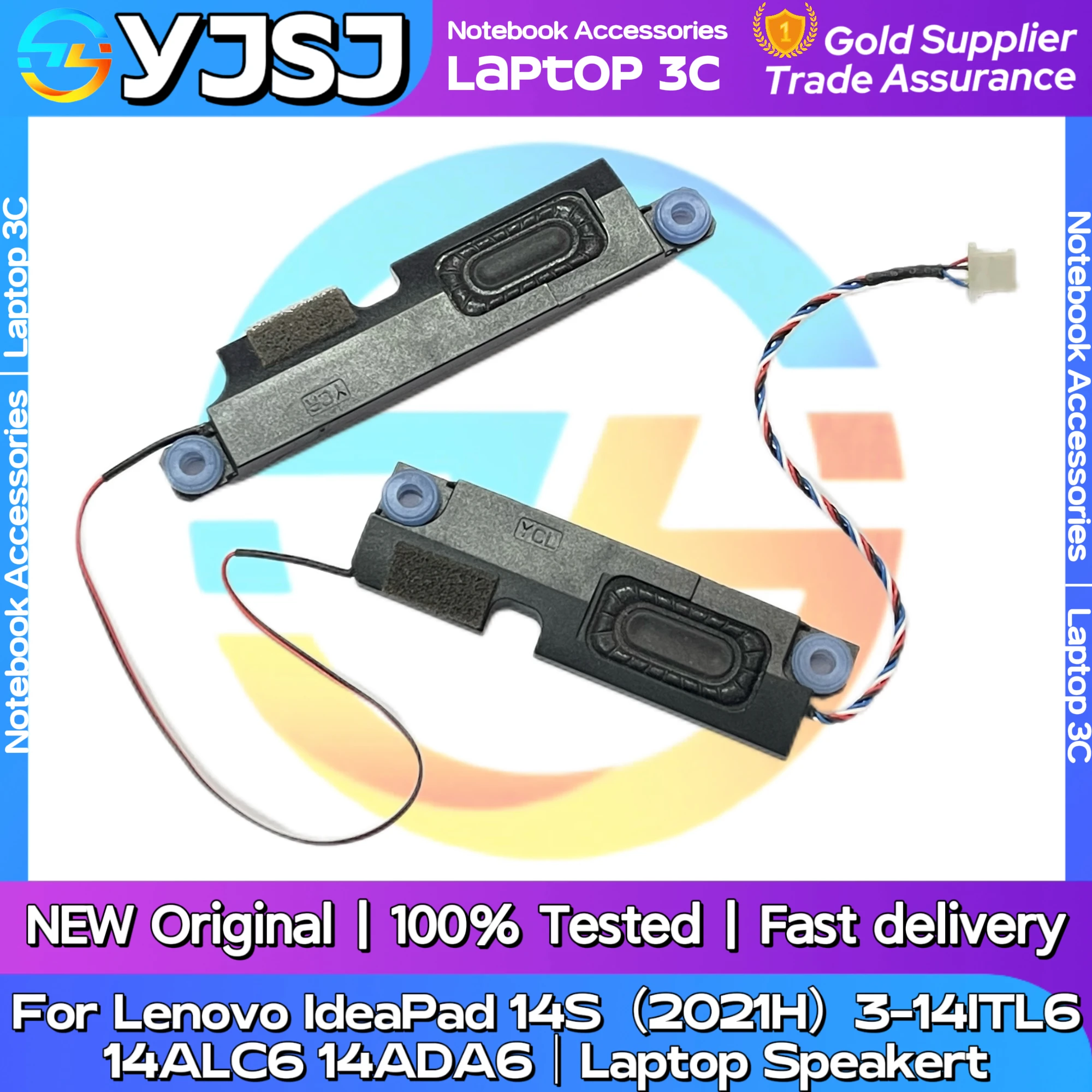 

New Original Laptop Notebook Audio Speaker For Lenovo IdeaPad 14S（2021H）3-14ITL6 14ALC6 14ADA6 built-in speaker horn audio