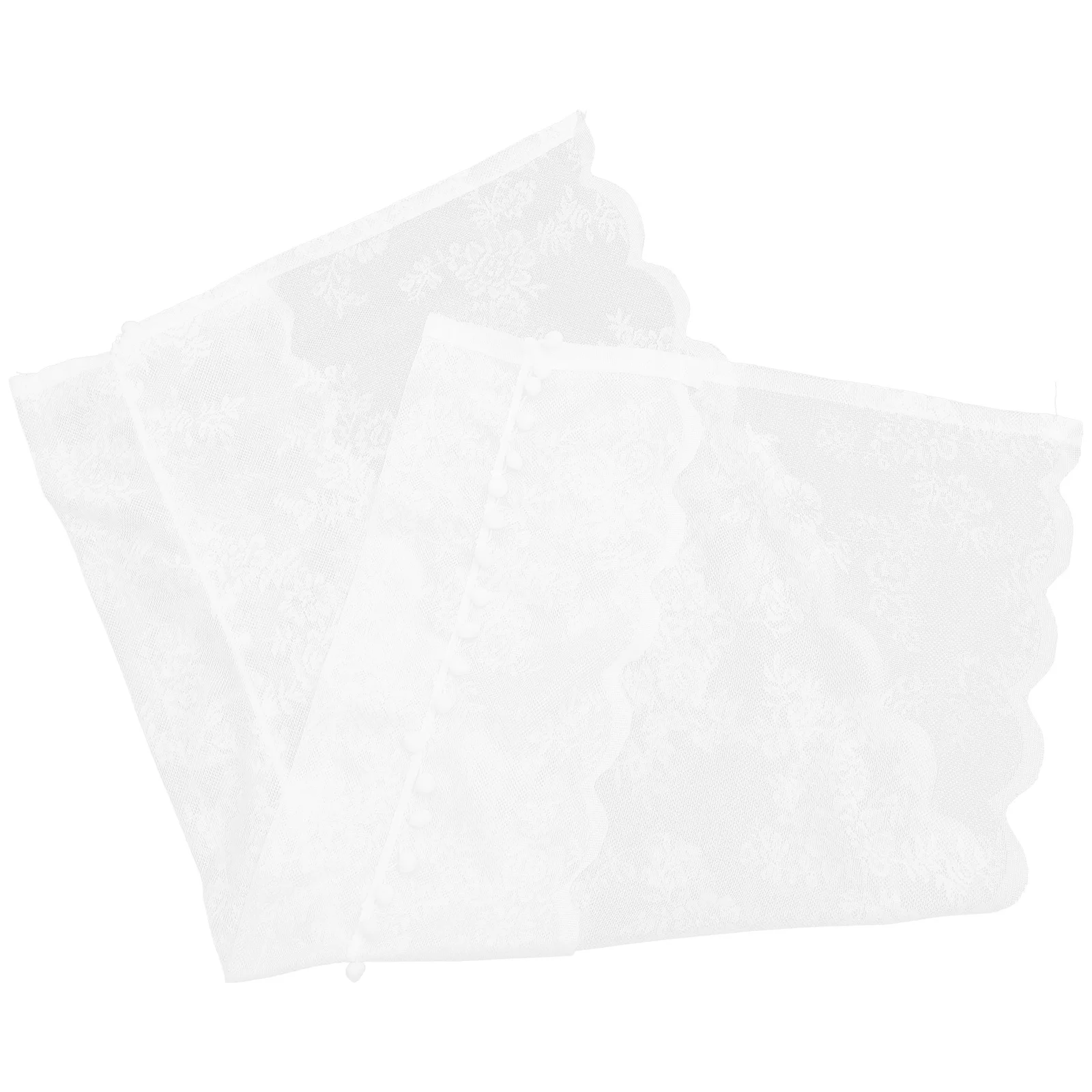 

Lace Window Curtain Valance Rustic Farmhouse Kitchen Bedroom Bathroom Decor Modern Half Curtains for Living Room Sun Glare