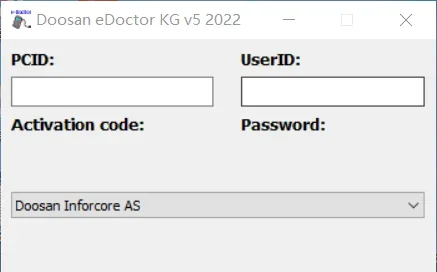 Doosan E-Doctor Diagnostic Keygen 2022v5 For 2023 EDIA Programs