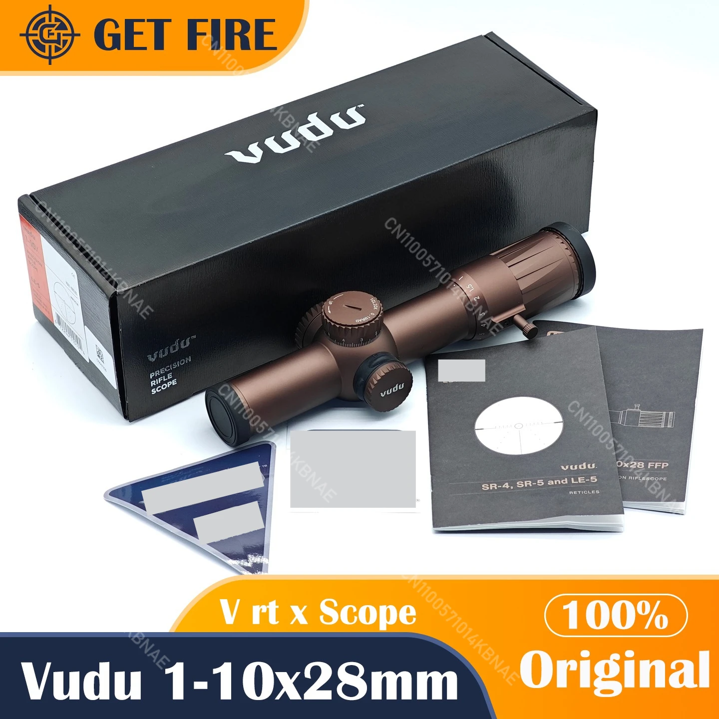 

Original Vudu 1-10x28mm FFP First Focal Plane Riflescope Precision Rifle Scope Sight Lunetas SR5 MRAD Reticle