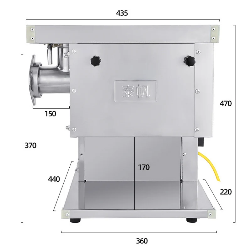 Desktop Compact Slicing Meat Grinding All-In-One Machine Multi-functional Commercial Fresh Meat Cutting Machine