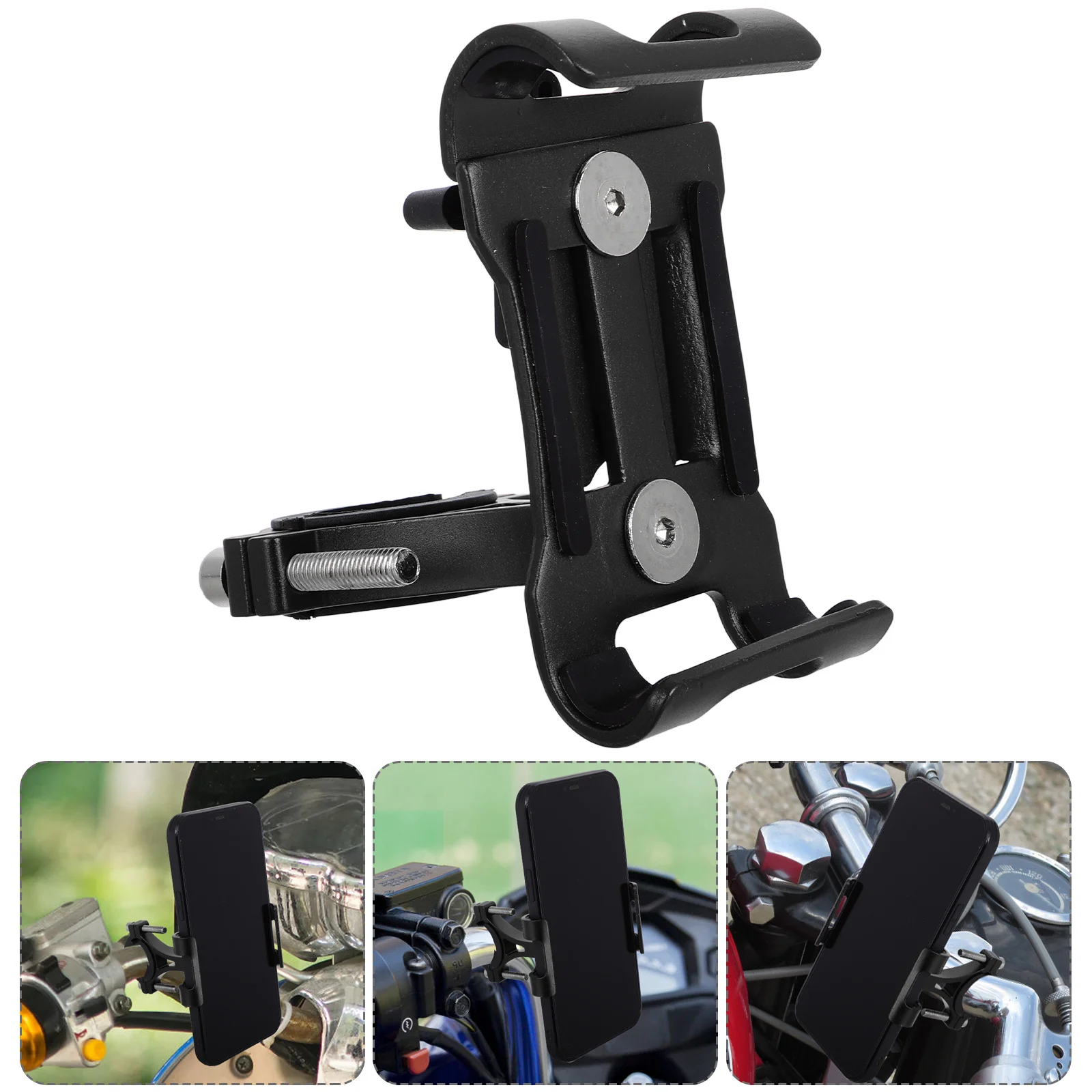 

Aluminum Mount Universal Bike Cellphone Cradle Handlebar Stand For Scooter Ebike Dirtbike Navigation Accessory Holder Motorcycle