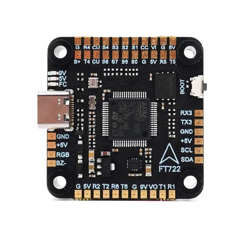 

CEA Dual BEC FT-F722X8 PRO Flight Controller Featuring ICM42688 Gyroscope For RC FPV Drone Enthusiasts