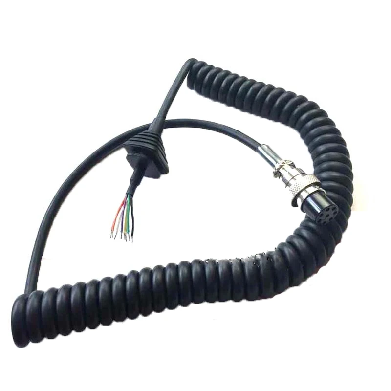 

Replacement Mic Cable Cord Wire For Alinco Radio EMS-57 EMS-53 DR635 DR620 DR435 Speaker Microphone