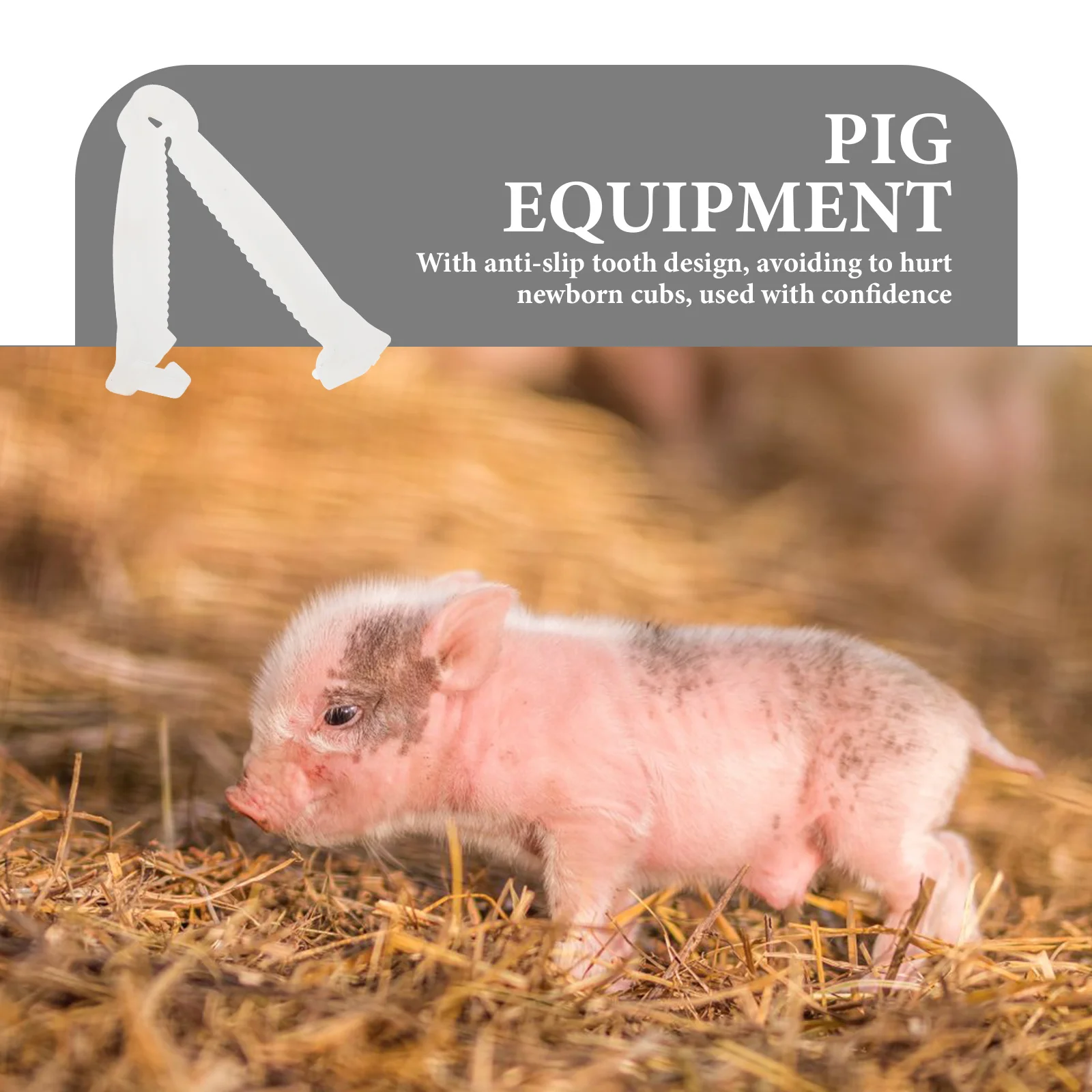 

100pcs Umbilical Cord Clamp Plastic Anti-Slip For Newborn Animals Hygiene Protection Household Livestock Supply Pet Care