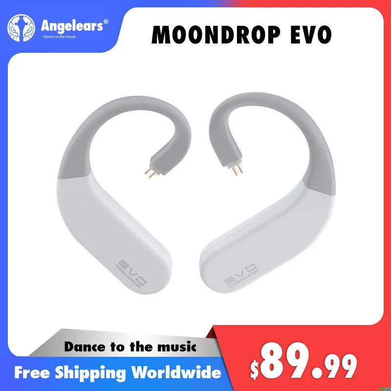 

MOONDROP EVO HIFI True Wireless Ear-hook DAC&Amp Module Dual ES9318 Bluetooth Ear Hook