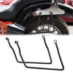 Saddle Bag Saddlebag Support Brackets Bars for 1984-up Harley Davidson Softail