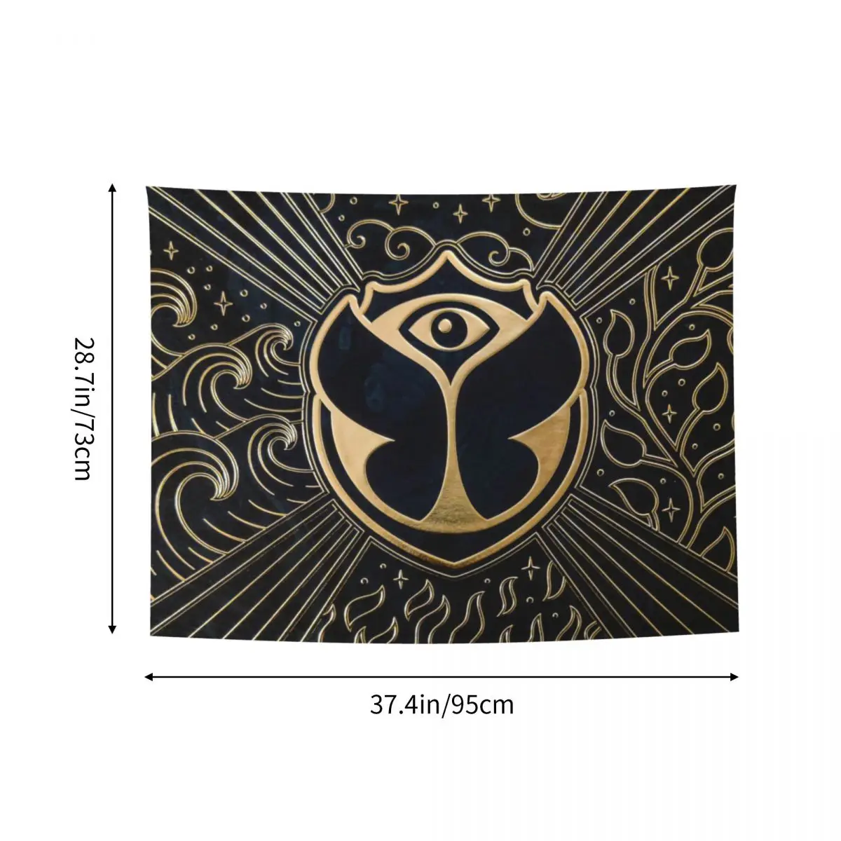 Tomorrowland Tapestries for Bedroom Dorm Belgian Electronic Dance Music Festival Hippie Wall Hanging Tapestry Home Decoration