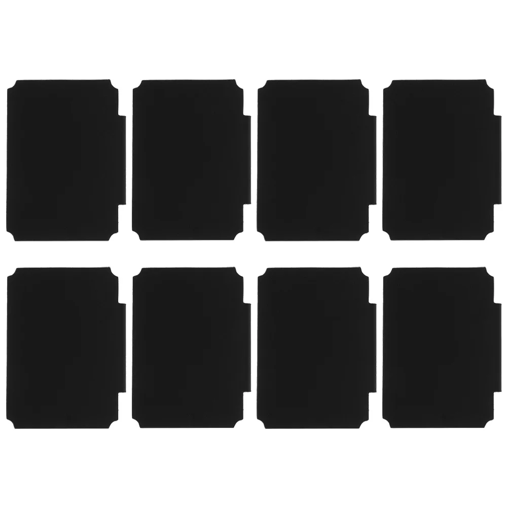 

8 Pcs Tag Storage Box Clip on Labels for Bins Shelf Wire Shelving Holder Signs Merchandise