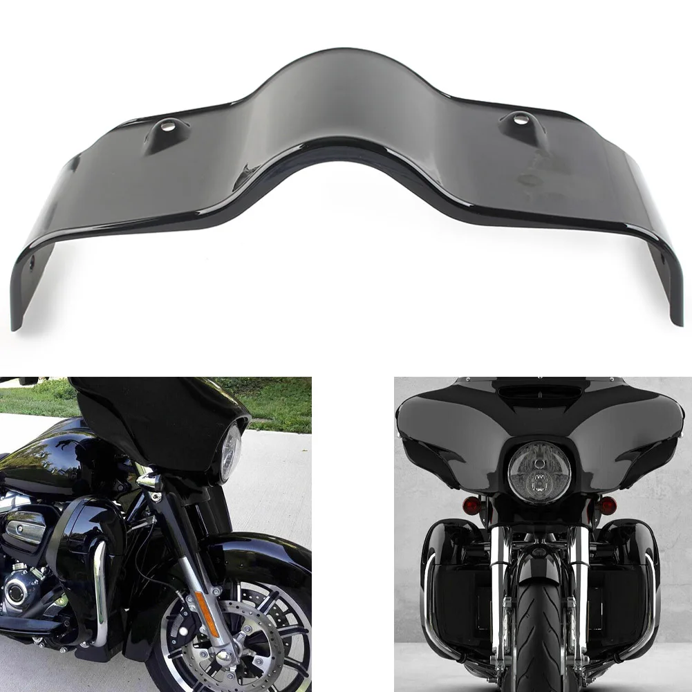 

Gloss Black Motorcycle Outer Batwing Lower Trim Skirt Fairing ABS For Harley Davidson Electra Street Glide FLHT