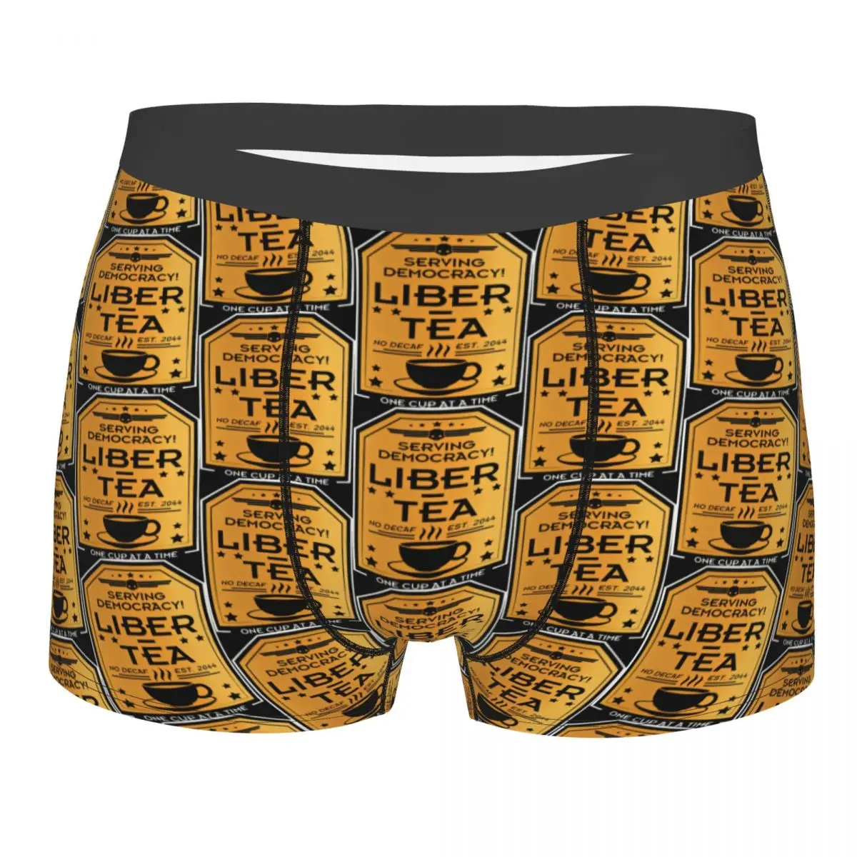 Custom Liber Tea Helldivers Game Boxer Shorts For Men 3D Printed Underwear Panties Briefs Breathable Underpants