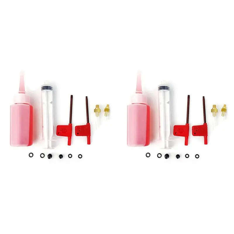 

2 комплекта для прокачки гидравлического тормоза ZOOM для тормозной системы ZOOM, комплект масла для заливки, тормоз с минеральным маслом, набор воронок, инструмент для ремонта велосипеда-AA85