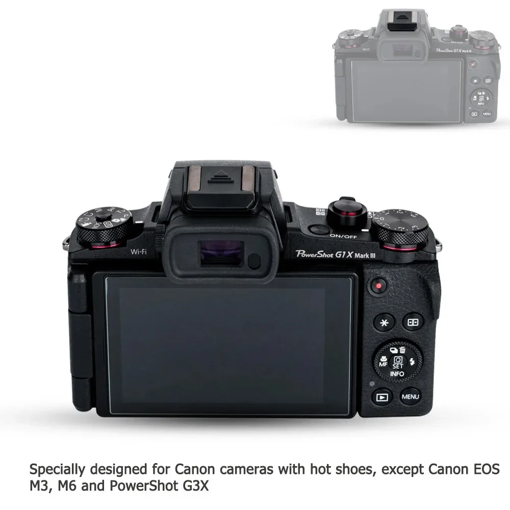 2pcs Camera Hot Shoe Cover Hot Shoe Cap Protector for Canon EOS R5 R6 90D 80D 77D 70D 7D Mark II 7D 6D Mark II 6D 5DS 5D Mark IV