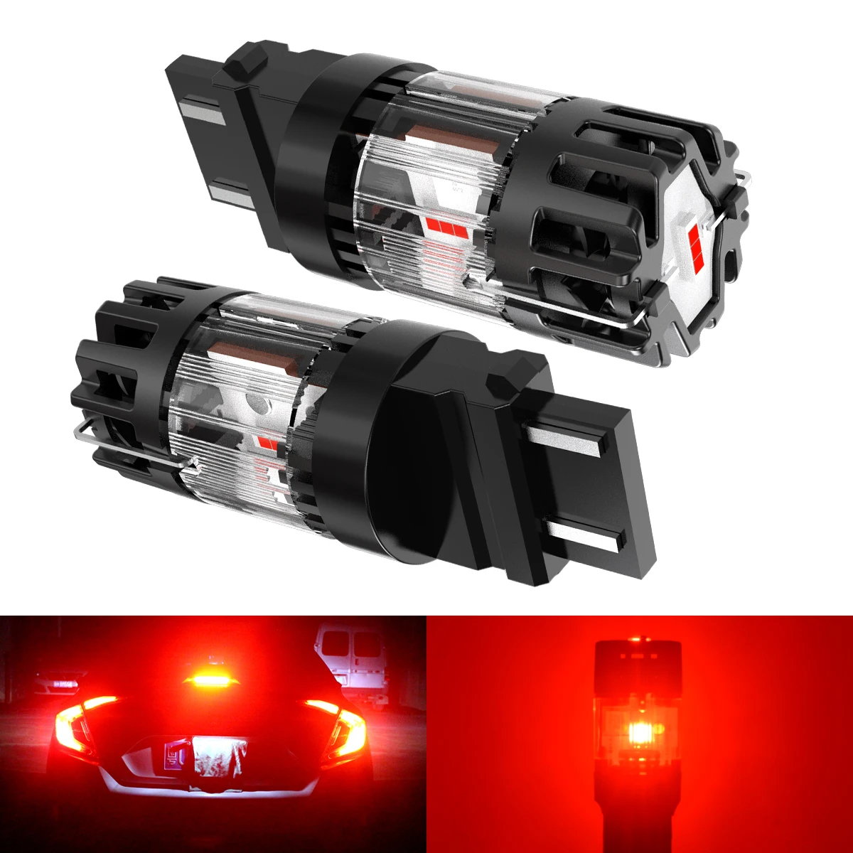 

2pcs T25 3157 Canbus Led Car Lights Super Led Plug and Play Day Light DRL Running No Hyper Flash For Fiat Ducato Punto Evo