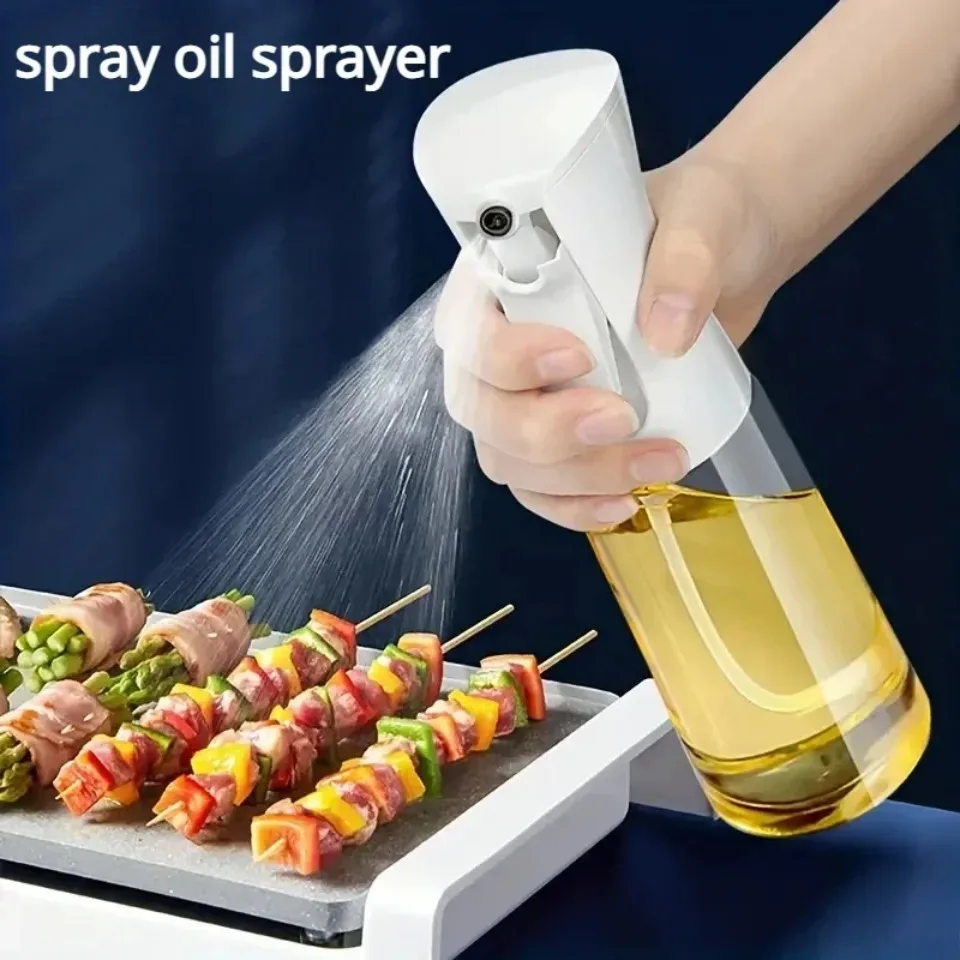 Oil Spray Bottle, Camping, Kitchen, Olive Oil Sprayer, Spice Shaker, Barbecue, 200ml/300ml/500ml, Cookware, Bbq, Cruet