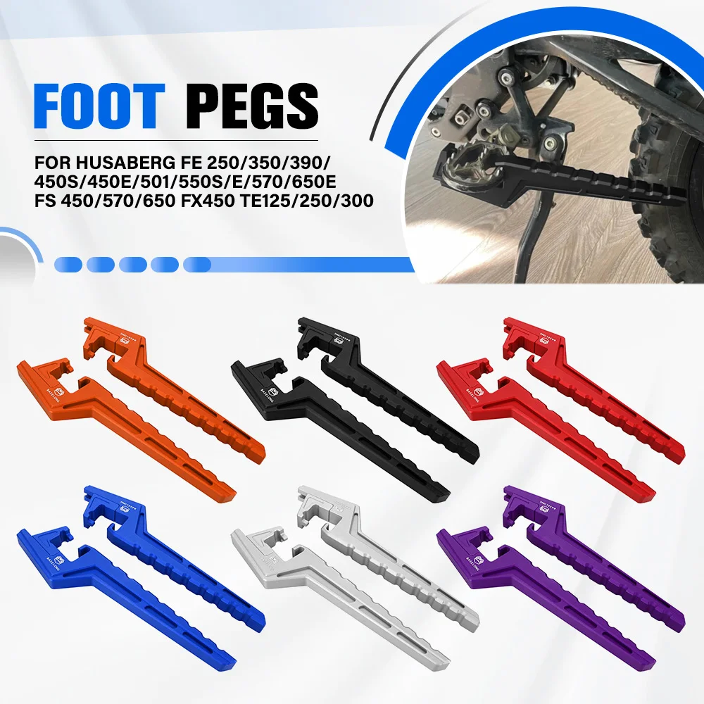 

Для HUSABERG FE 250/350/390/450S/450E/501/550S/E/570/650E FS 450/570/650 FX450 TE125/250/300 детали для удлинителей подножек пассажира