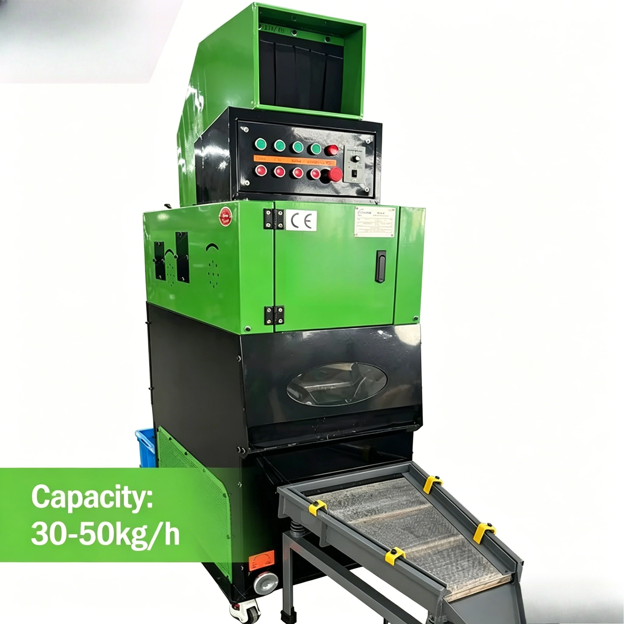 Mini 220v Scrap Electric Cable Recycling Wire Shredder Plastic Granules Separator Copper Cable Granulator Machine Customized