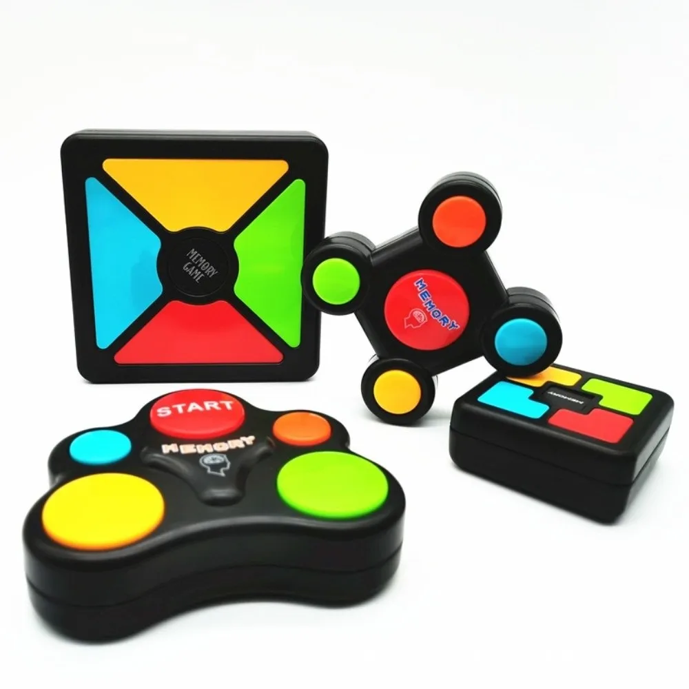 New Interactive Memory Game Lights and Sounds Round Color Memorizing Battery Operated Handheld Electronic For Toddler
