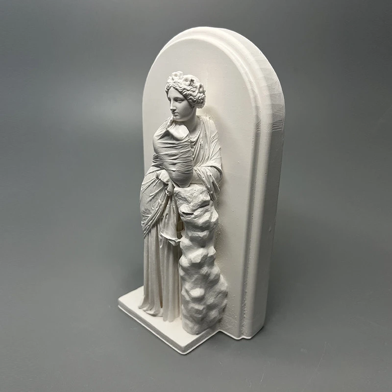 Louvre Praises Goddess Plaster Statue Desk Decoration Ornaments Mythological Artwork Sculpture Room Aesthetic Decor