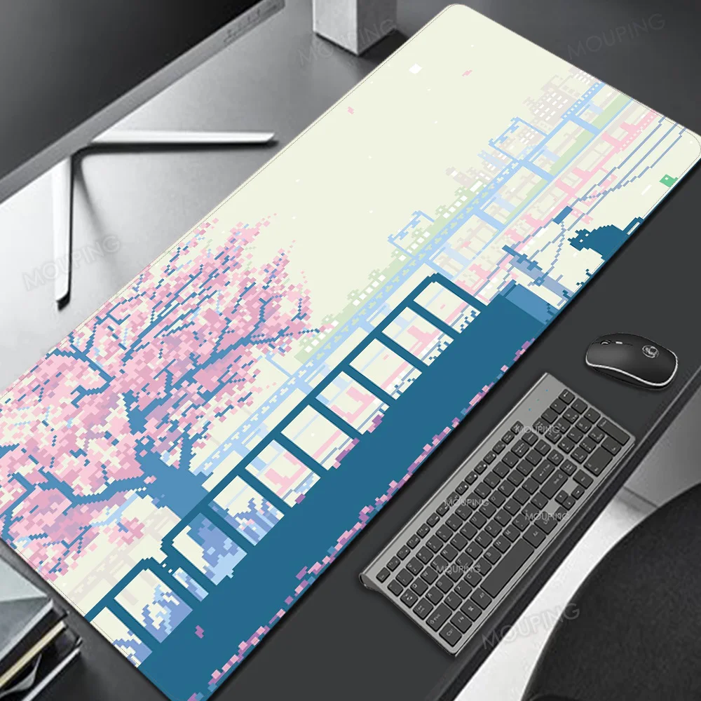 

Anime Gaming Large Mouse Pad Non-skid Computer Mousepad Pixel Scenery Gamer Office PC Desk Mat Mause Pad Kawaii Table Carpet