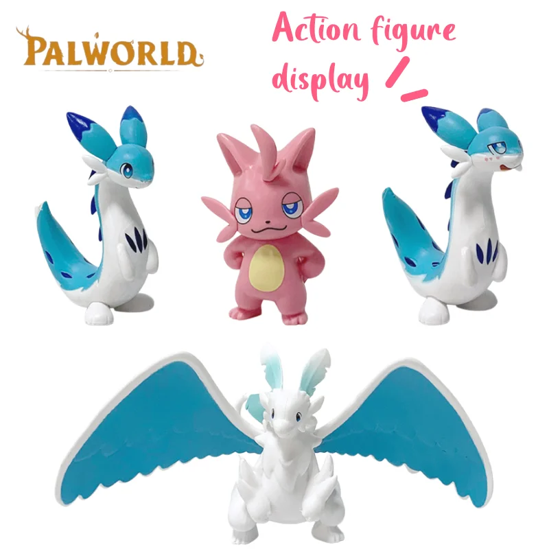 Nouvelles figurines Palworld Chillet Cryolinx Cattiva faites à la main, ornements de poupées aux couleurs vives, personnalité créative, cadeaux de table exquis