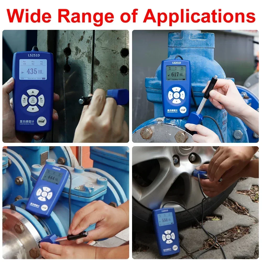 2026NEW In Stock LS251D Hardness Tester High Precision Digital Durometer Portable Leeb Hardness Tester for Metal