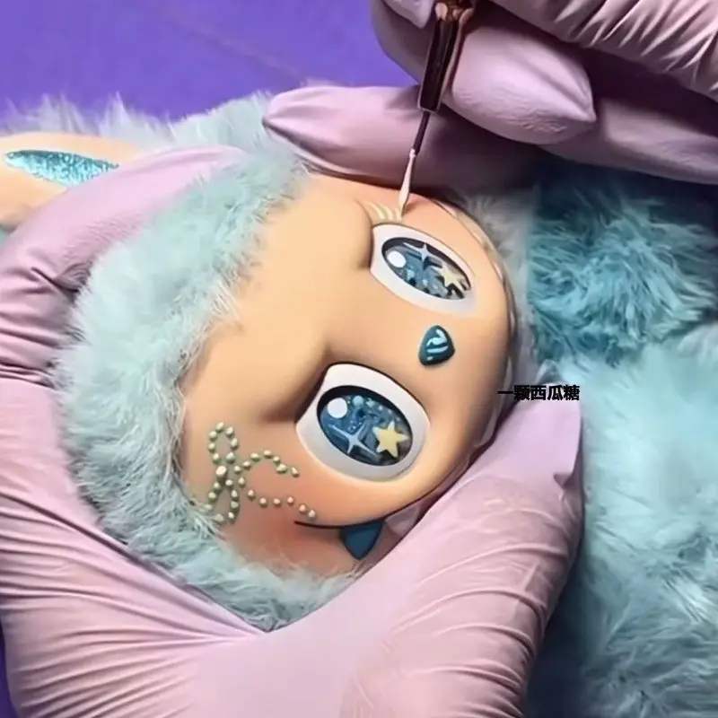 For Labubu Sticker Star Nail Sticker Diy Hit Product Labubu Face Sticker Highlighter Eye Sticker Dolls Accessories