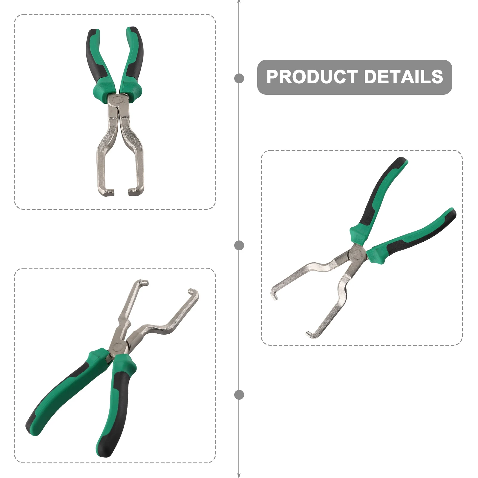 

1pc Gasoline Pipe Joint Pliers Filter Caliper Oil Tubing Connector Disassembly Tools For Filter Tubing Connector Removal