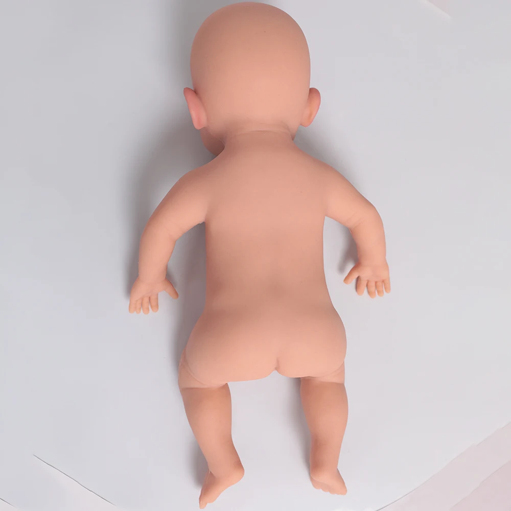 Herpinker, muñeca Reborn de silicona de cuerpo completo de 100% para niña de 3kg, juguetes suaves realistas para bebé con ropa para niños, regalo de muñecas