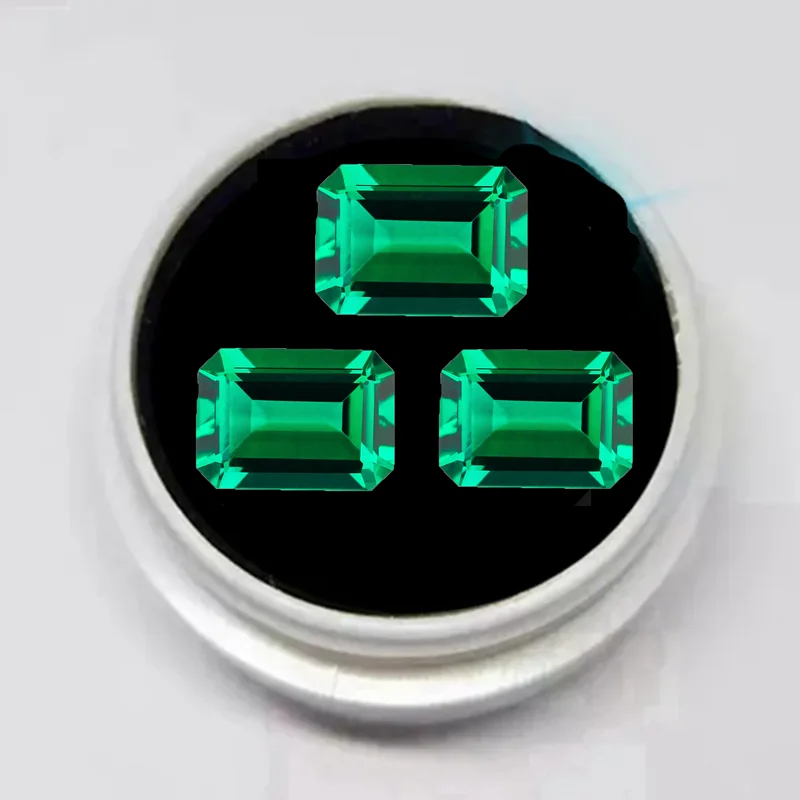 

Boxed Emerald Gems Synthetic Emerald Cut 15×20mm 20.0ct Loose Gemstones For Jewelry Making Gem