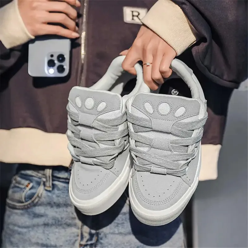 Couple Sneakers Fashion Skateboard Shoes Outdoor Tennis Training Shoes Couple Sport Running Footwear Casual Shoes for Men Women