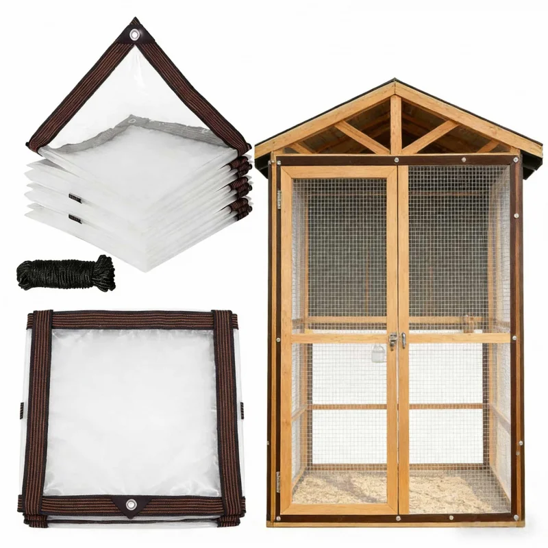 

Прозрачная ПВХ-пленка для уличных суккулентов, водонепроницаемая, солнцезащитная, изоляционная, для тентов и навесов от дождя