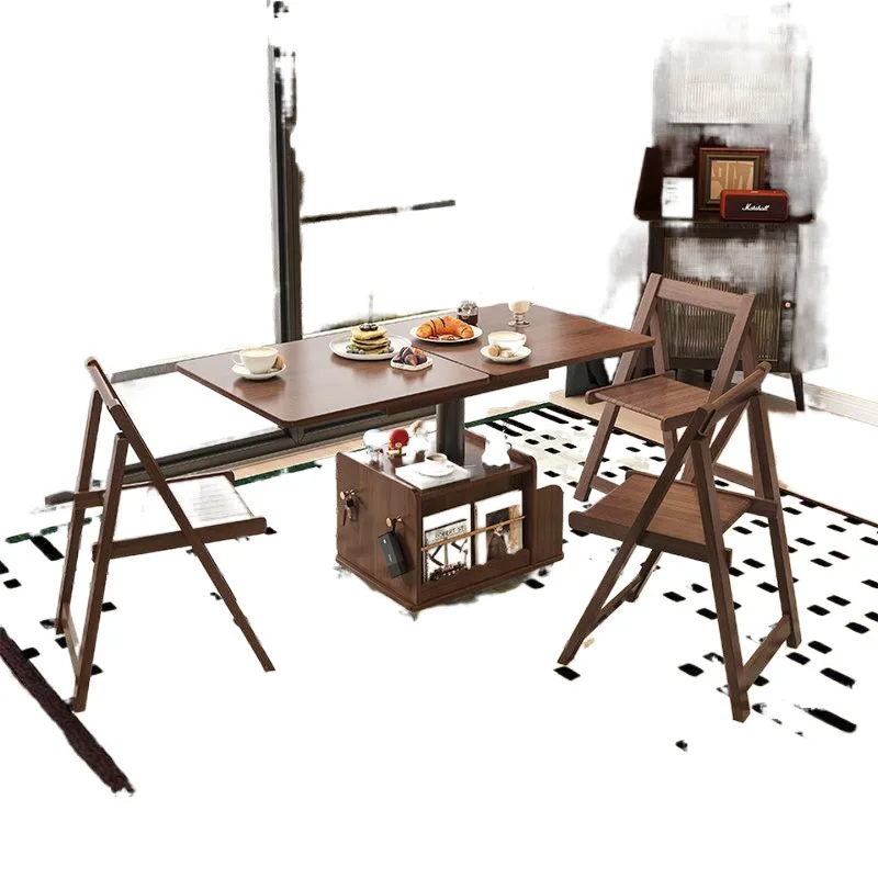 

Подъемный журнальный столик, мобильная тележка, чайный столик, складной обеденный стол, чай двойного назначения, многофункциональный диван для гостиной