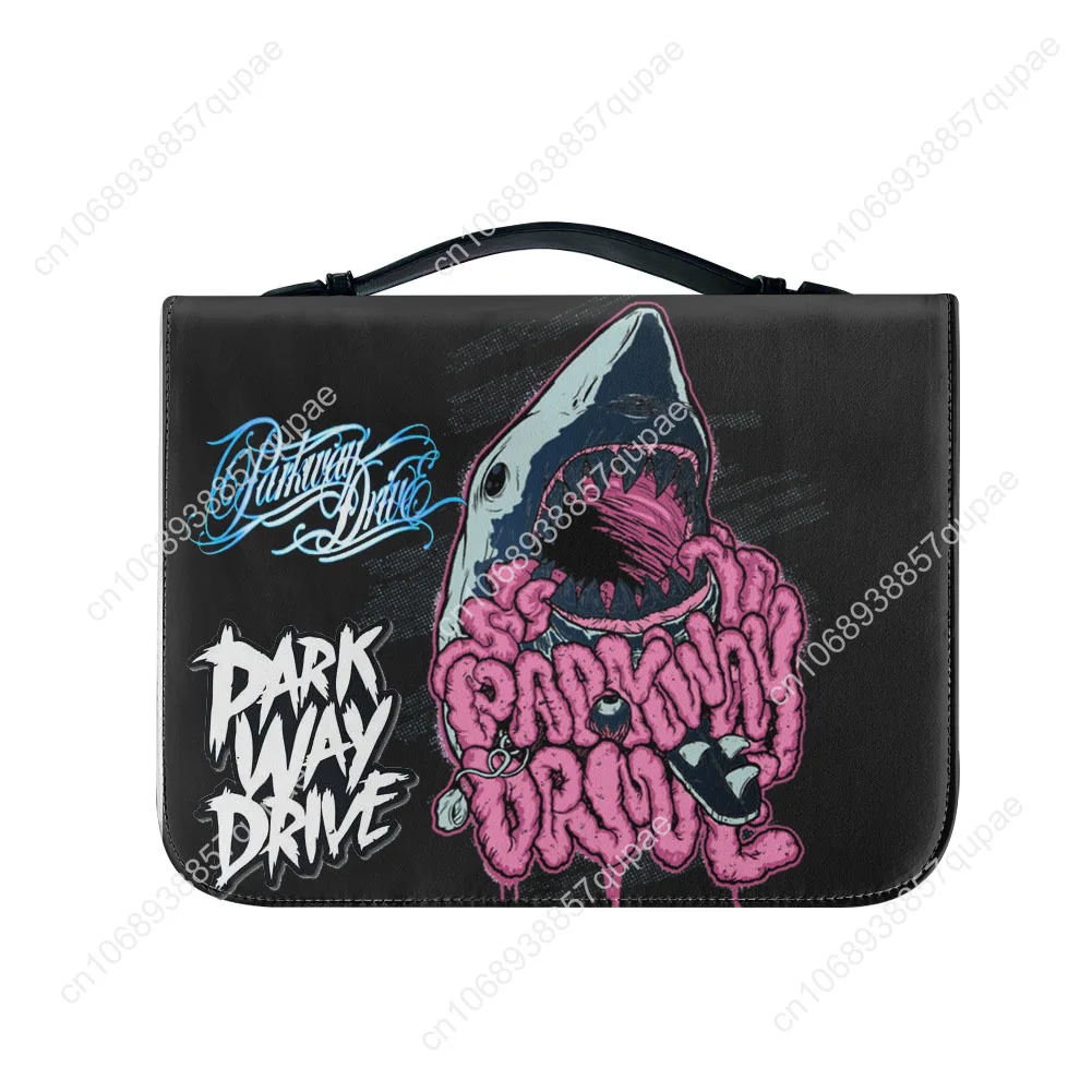 Parkway Drive Metal Band Bible Bags Christian Gifts Personalized Cover Bible Pack Waterproof Leather Bag Pockets Package Case