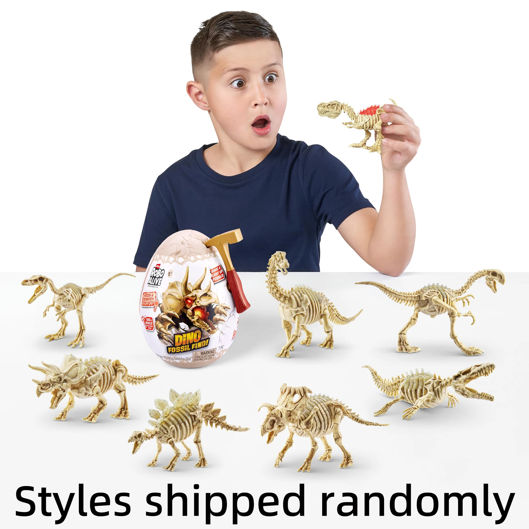 

ZURU Random Dinosaur Blind Eggs Mini Figure Model Dinosaurs Fossil Surprise Dolls Children's Gifts Jurassic Archaeological Toys