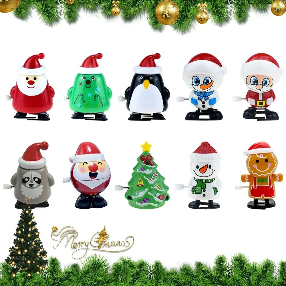 

Party Supplies Penguin Snowman Assorted for Kids Boys Girls Christmas Wind Up Toys Santa Claus Reindeer