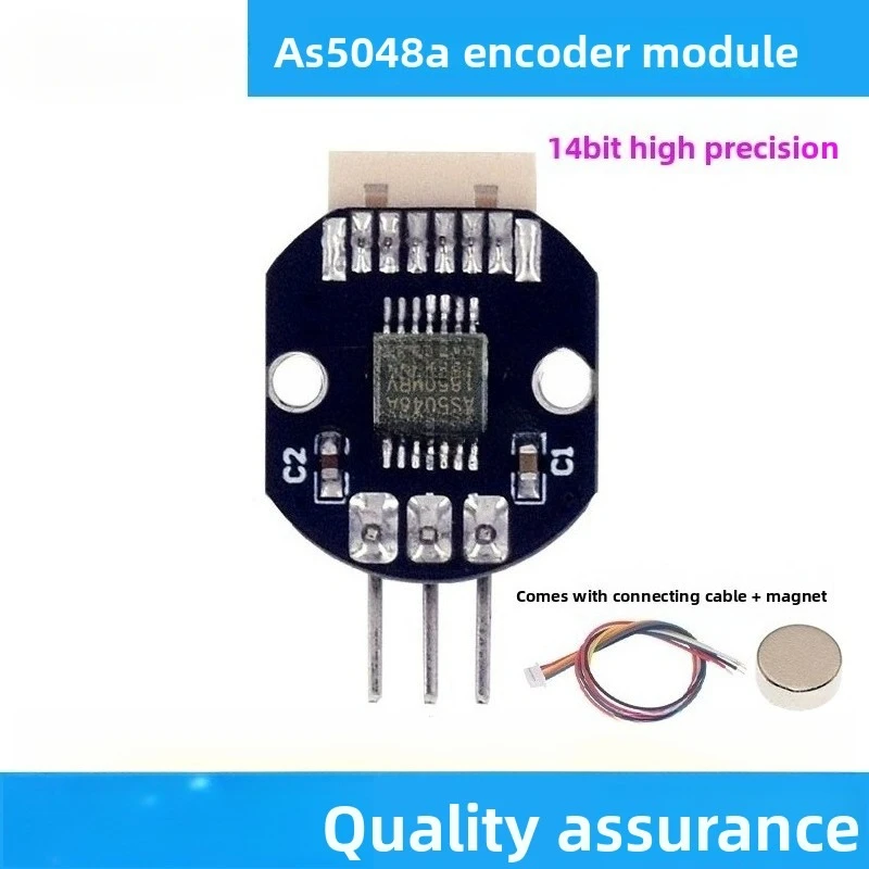 AS5048A Magnetic Encoder Module, PWM/SPI 14-Bit Rotary Sensor for BLDC Motor