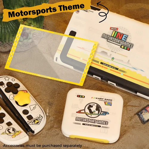 Imagen 2 del producto Juego de fundas protectoras para PC IINE para interruptor/impresión de alta definición/molde de precisión/compatible con base de interruptor/protección completa