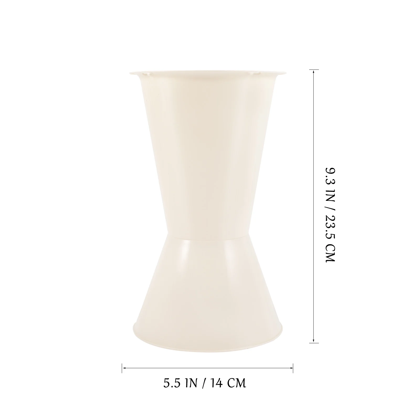 

10Pcs Flower Bouquet Base White Small Plastic Stable for Wedding Centerpieces