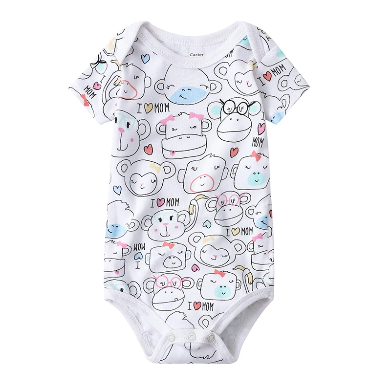 Hot sales Newborn Bodysuit Baby Clothes Cotton Body Baby Short Sleeve Underwear Infant Boys Girls Clothing Baby\'s Sets