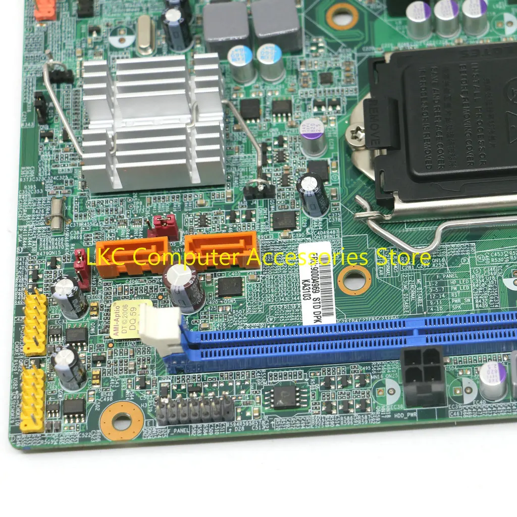 Imagem -04 - Placa-mãe para Lenovo Desktop Thinkcentre H520e Er202 Cih61i V:1.0 Lga1155 90004969 H61h2-lt 100 Testado Novo