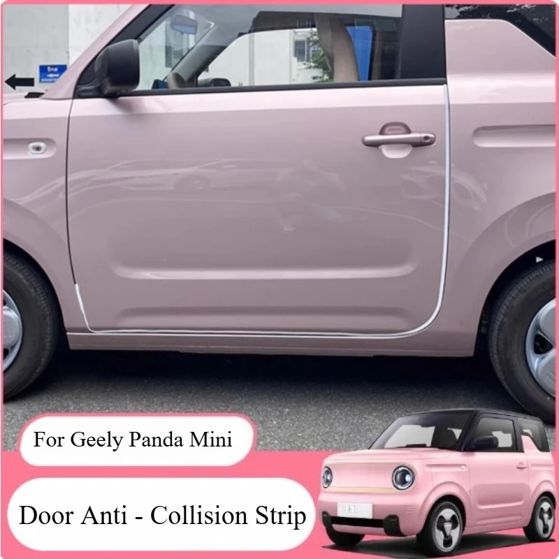 

Для модели Geely Panda Mini 2023-2024, дверная полоса против столкновений, модифицированный внешний вид, защита от царапин, декоративный аксессуар