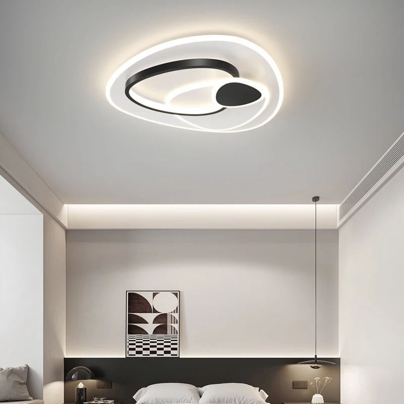 

Bedroom Ceiling Lights Simple Modern Black White Led Master Bedroom Lights Nordic Simple Living Room Study Indoor Lighting Lamps