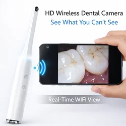 Mini Home Care Exam Digital Intraoral Camera With 6 LED Lights Waterproof IP67 for Android And iOS System Dental Camera Of Pets