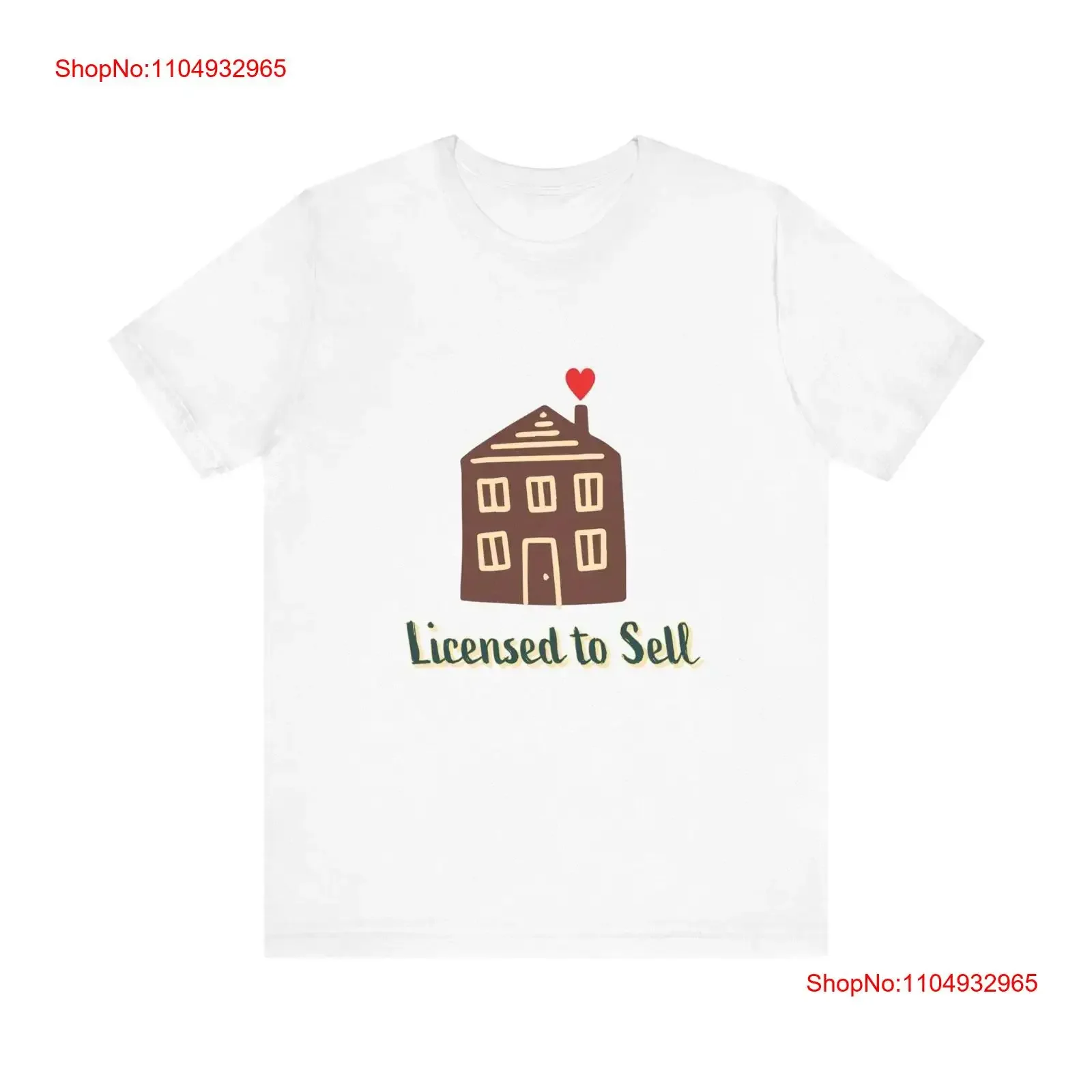 ترخيص بيع تي شيرت ريالتر منازل وكيل العقارات لها جيرسي عتيق مغسول متعدد الاستخدامات جرافيك قليلا أنيق ناعم