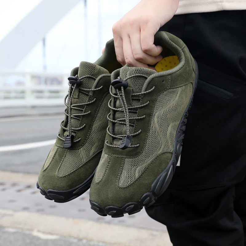 

Wide Toe Walking Shoes Breathable Outdoor Hiking Shoes Men's Mininalist Sneakers Women Zero Drop Trail Running Barefoot Shoes