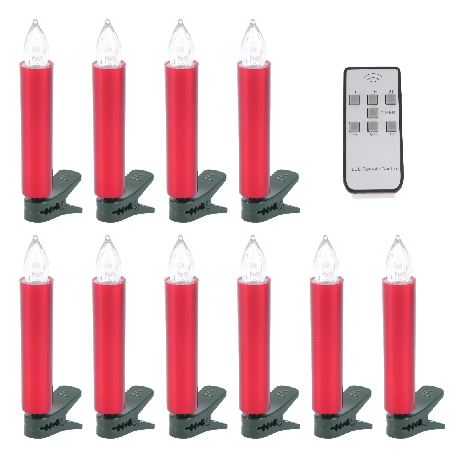 

Tapered Candles Electronic Light Lamp Party Decor Remote Control Christmas Tree