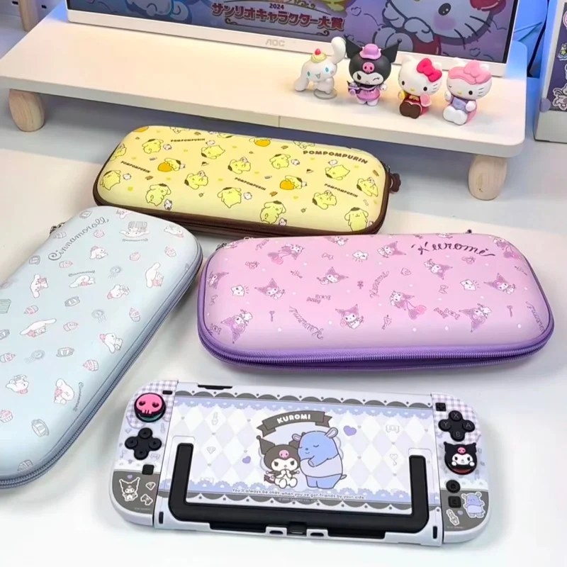 

Sanrio Hello Kitty Kuromi Cinnamoroll Switch2 Storage Bag Portable Protective Case For Nintendo Ns2 Cartoon Anime Peripheral