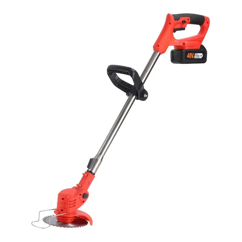 

Folding Lawn Mower Lithium Battery Lawn Mower Small Household Garden Lawn Mower Rechargeable